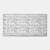 Snoopy Plays Tennis Schreibtischunterlage (Vorderseite)