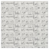 Snoopy Plays Tennis Stoff (Muster)