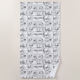 Snoopy Plays Tennis Strandtuch