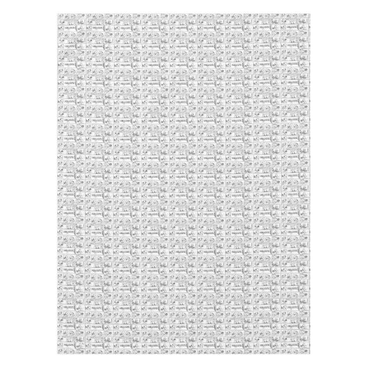 Snoopy Plays Tennis Tischdecke (Vorderseite)