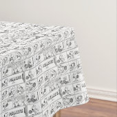 Snoopy Plays Tennis Tischdecke (Beispiel)