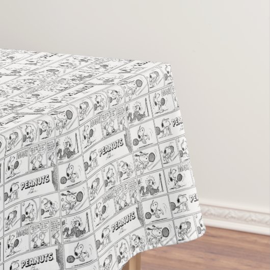 Snoopy Plays Tennis Tischdecke (Beispiel)