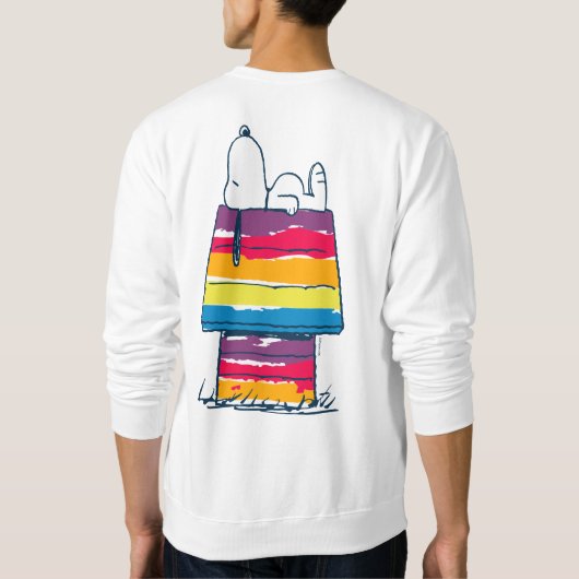Snoopy | Rainbow Dog House Sweatshirt (Rückseite)