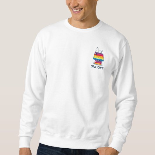 Snoopy | Rainbow Dog House Sweatshirt (Vorderseite)