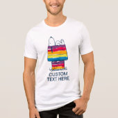 Snoopy | Rainbow Dog House Tri-Blend Shirt (Vorderseite)