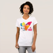 Snoopy | Rainbow Liebe Herz T-Shirt (Vorne ganz)