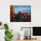 Snoopy Rock in Sedona 2203 Poster (Heimbüro)