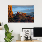 Snoopy Rock in Sedona, AZ 2203 Poster (Heimbüro)