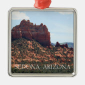 Snoopy Rock Silbernes Ornament (Vorne)