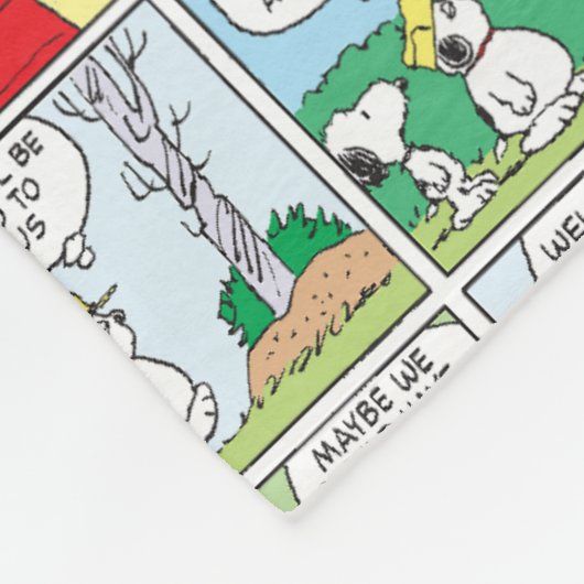 Snoopy & Seine Brüder Andy & Olaf Fleecedecke (Ecke)