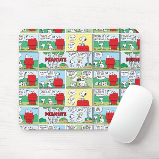 Snoopy & Seine Brüder Andy & Olaf Mousepad (Mit Mouse)