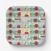 Snoopy & Seine Brüder Andy & Olaf Pappteller (Vorderseite)