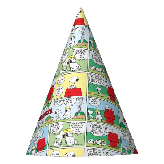 Snoopy & Seine Brüder Andy & Olaf Partyhütchen (Vorderseite)