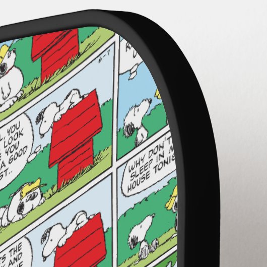 Snoopy & Seine Brüder Andy & Olaf Pickleball Schläger (Linke Seite)