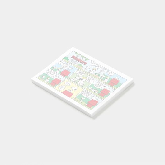 Snoopy & Seine Brüder Andy & Olaf Post-it Klebezettel (angewinkelt)