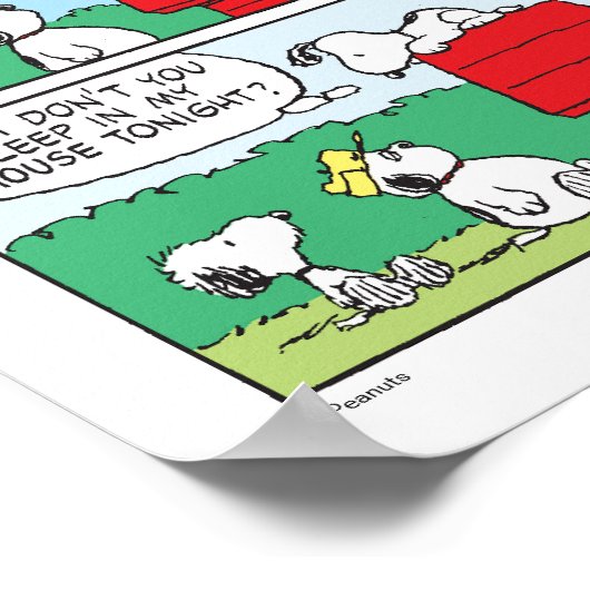 Snoopy & Seine Brüder Andy & Olaf Poster (Ecke)