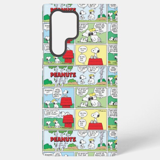 Snoopy & Seine Brüder Andy & Olaf Samsung Galaxy Hülle (Rückseite)