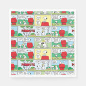 Snoopy & Seine Brüder Andy & Olaf Serviette (Vorderseite)