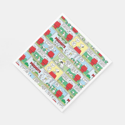 Snoopy & Seine Brüder Andy & Olaf Serviette (Ecke)