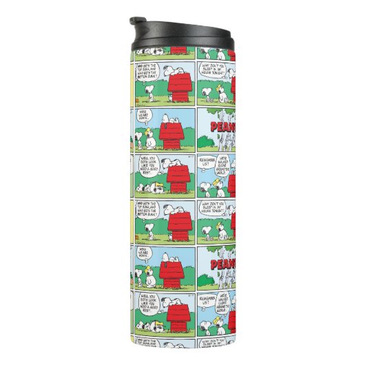 Snoopy & Seine Brüder Andy & Olaf Thermosbecher (Nach rechts gedreht)