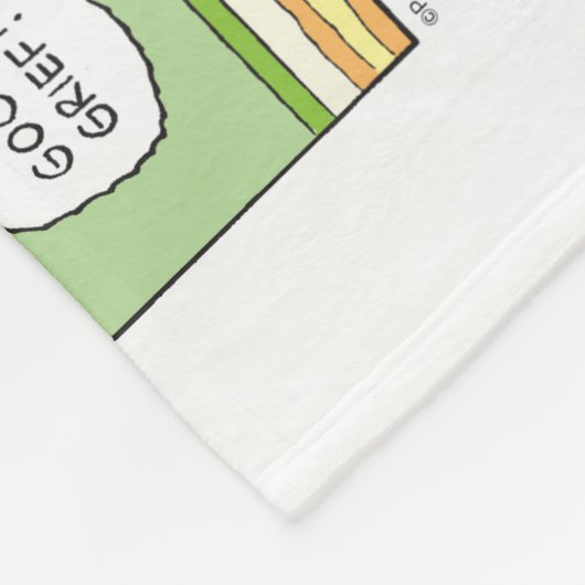 Snoopy Sled Riding Food Disc Fleecedecke (Ecke)