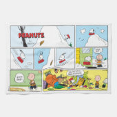 Snoopy Sled Riding Food Disc Geschirrtuch (Horizontal)