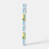 Snoopy Sled Riding Food Disc iPhone 15 Hülle (Rechte Seite)