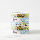 Snoopy Sled Riding Food Disc Kaffeetasse (Mittel)