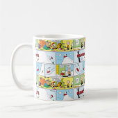 Snoopy Sled Riding Food Disc Kaffeetasse (Links)