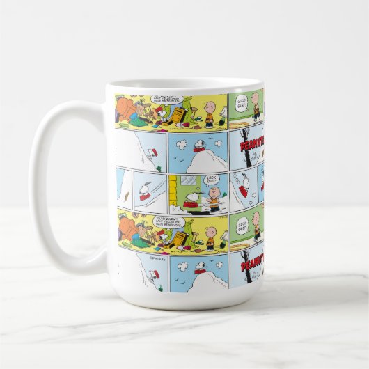 Snoopy Sled Riding Food Disc Kaffeetasse (Links)