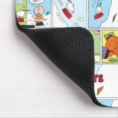 Snoopy Sled Riding Food Disc Mousepad (Ecke)