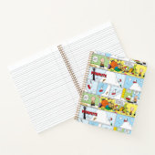 Snoopy Sled Riding Food Disc Notizblock (Innenseite)