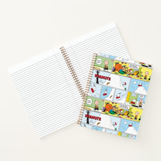 Snoopy Sled Riding Food Disc Notizblock (Innenseite)