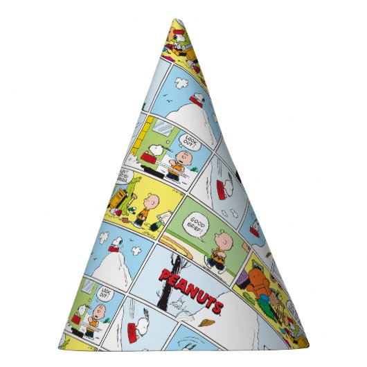 Snoopy Sled Riding Food Disc Partyhütchen (Rechts)