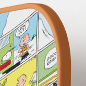 Snoopy Sled Riding Food Disc Pickleball Schläger (Linke Seite)