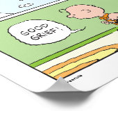 Snoopy Sled Riding Food Disc Poster (Ecke)