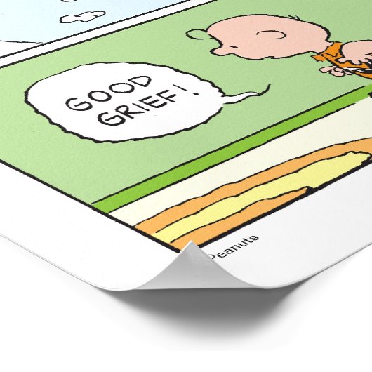 Snoopy Sled Riding Food Disc Poster (Ecke)