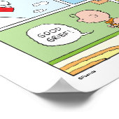 Snoopy Sled Riding Food Disc Poster (Ecke)