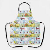 Snoopy Sled Riding Food Disc Schürze (Vorderseite)