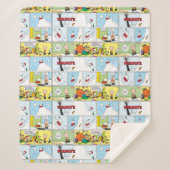 Snoopy Sled Riding Food Disc Sherpadecke (Vorderseite)