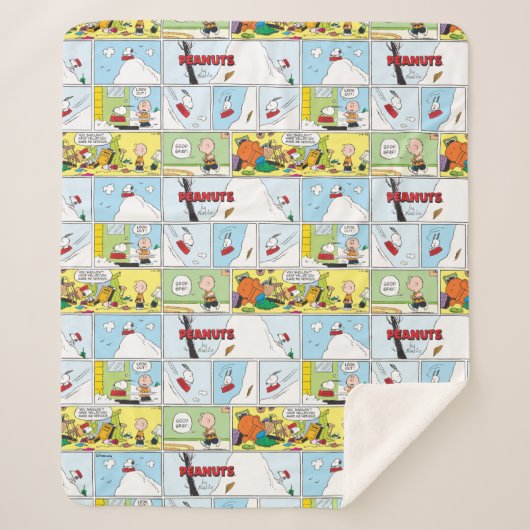 Snoopy Sled Riding Food Disc Sherpadecke (Vorderseite)