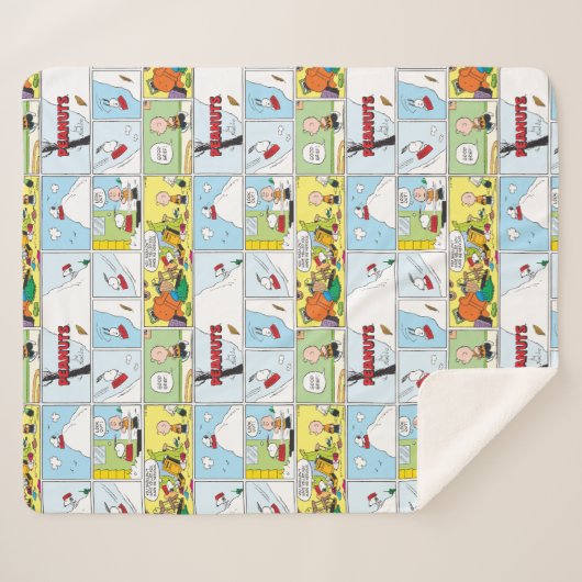 Snoopy Sled Riding Food Disc Sherpadecke (Vorderseite (Horizontal))