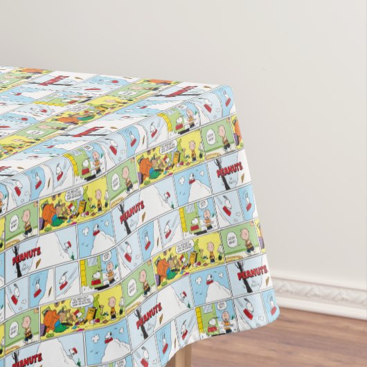 Snoopy Sled Riding Food Disc Tischdecke (Beispiel)