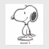 Snoopy Smile Giggle Laugh Aufkleber (Blatt)