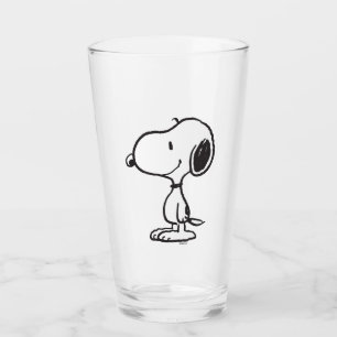 Snoopy Smile Giggle Laugh Glas