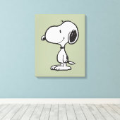 Snoopy Smile Giggle Laugh Leinwanddruck (Insitu (Holzboden))