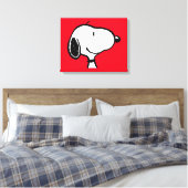 Snoopy Smile Giggle Laugh Leinwanddruck (Insitu (Schlafzimmer))