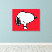 Snoopy Smile Giggle Laugh Leinwanddruck (Insitu (Holzboden))