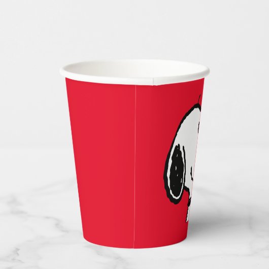 Snoopy Smile Giggle Laugh Pappbecher (Rechts)