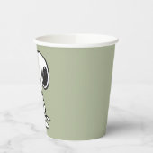 Snoopy Smile Giggle Laugh Pappbecher (Links)